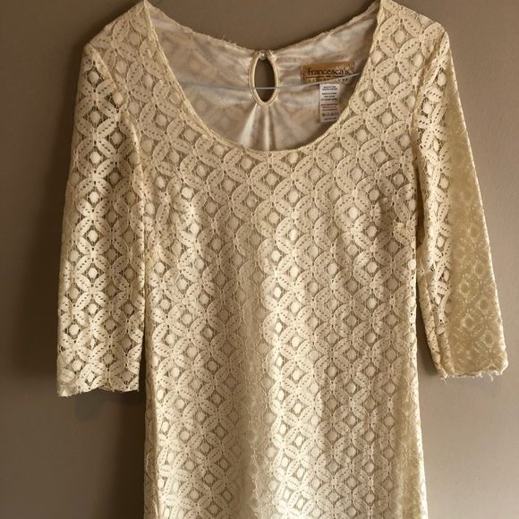 Ivory lace dress - Picture 1 of 4